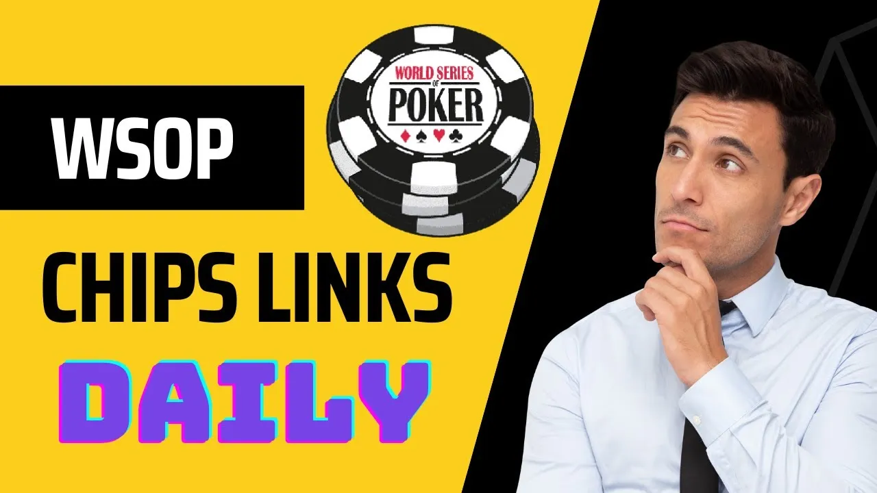 WSOP Free Chips Link How to Get Wsop Chips Daily - YouTube