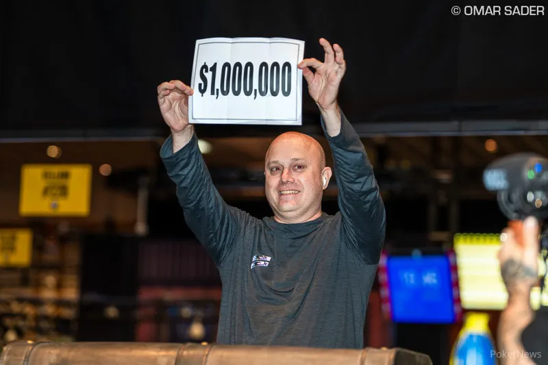 DJ Buckley Among the Millionaire Club on Day 1a of the Gladiators of Poker 2024 World Series of Poker PokerNews